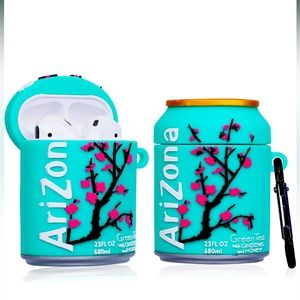Arizona Green Tea Can Airpods Case Only Silicone cute  1&2